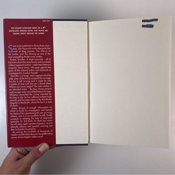 2/$30 - The Hypnotist by Lars Kepler - Picture 6 of 14